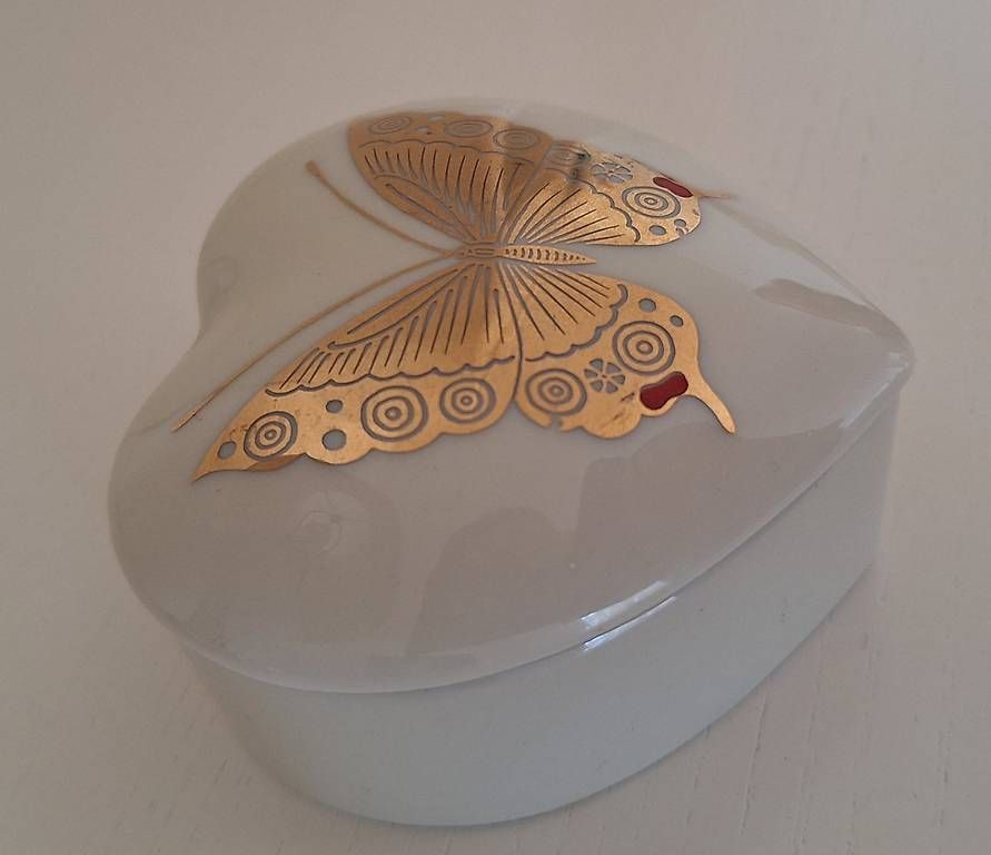 Tutte le decorazioni: Schmuck-Schatulle / Dose in Herzform – Nuovo (secondo la descrizione) da Urdorf venduto da Jeani_ 4