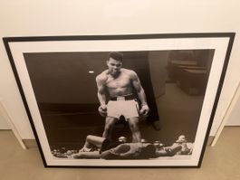 Muhammad Ali framed poster, legendary boxer artwork!