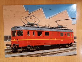 Postkarte SZU Gepäcktriebwagen De 4/4