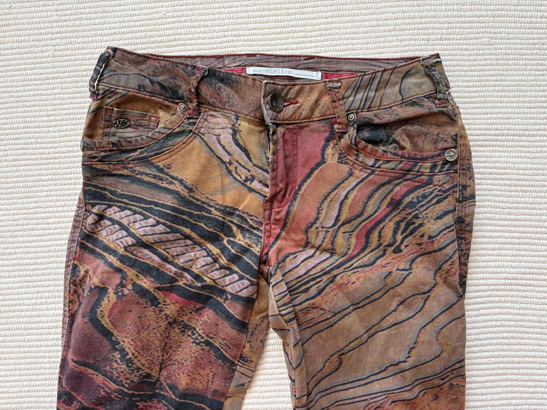 Nile Jeans: Nile Jeans bunt Muster Print XS – Usato da Hombrechtikon venduto da star8888