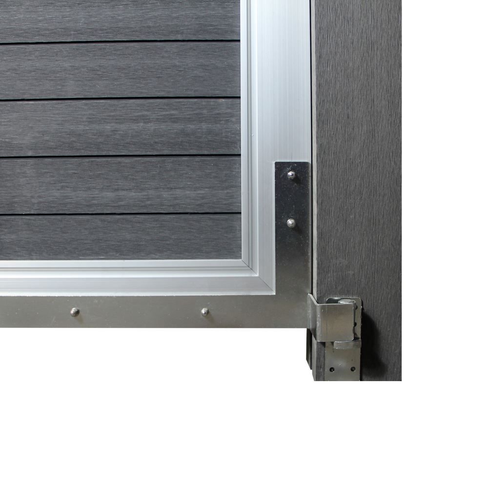 Porte: 20644 - WPC Gartentor CATOR Anthrazit Sichtschutzzaun Tor – Nuovo e nell'imballaggio originale da Wallenwil venduto da toesstal-vertrieb 5
