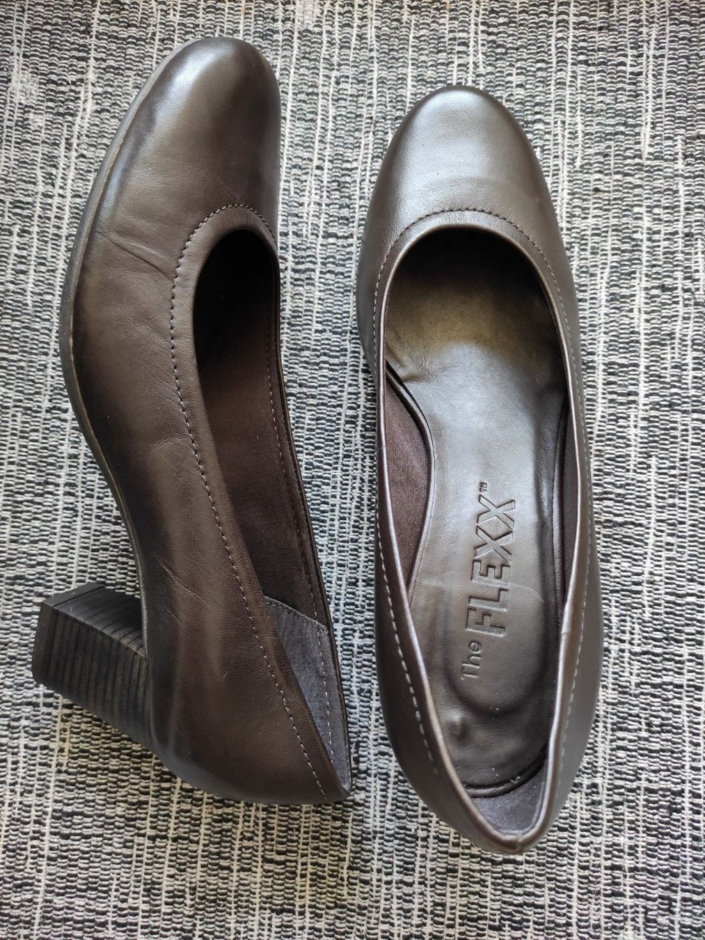 Scarpe da donna: Flexx Brown Leather Heels,39 – Usato da Sursee venduto da Re.joy 4