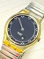Swatch Uhr, Golden, Vintage,  Sammlerstück