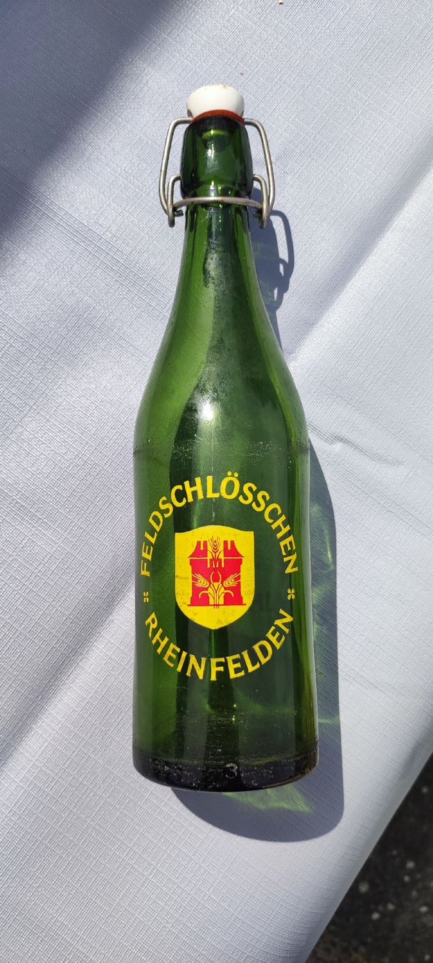 Feldschlösschen Bicchieri, Caraffe & Bottiglie: Feldschlösschen Flasche 1960 – Usato da Diessenhofen venduto da Oatman66 5