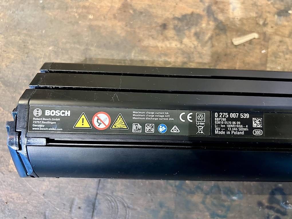 Batterie: Bosch Powertube 500Wh – Usato da Zürich venduto da Pedalkraftwerk 1