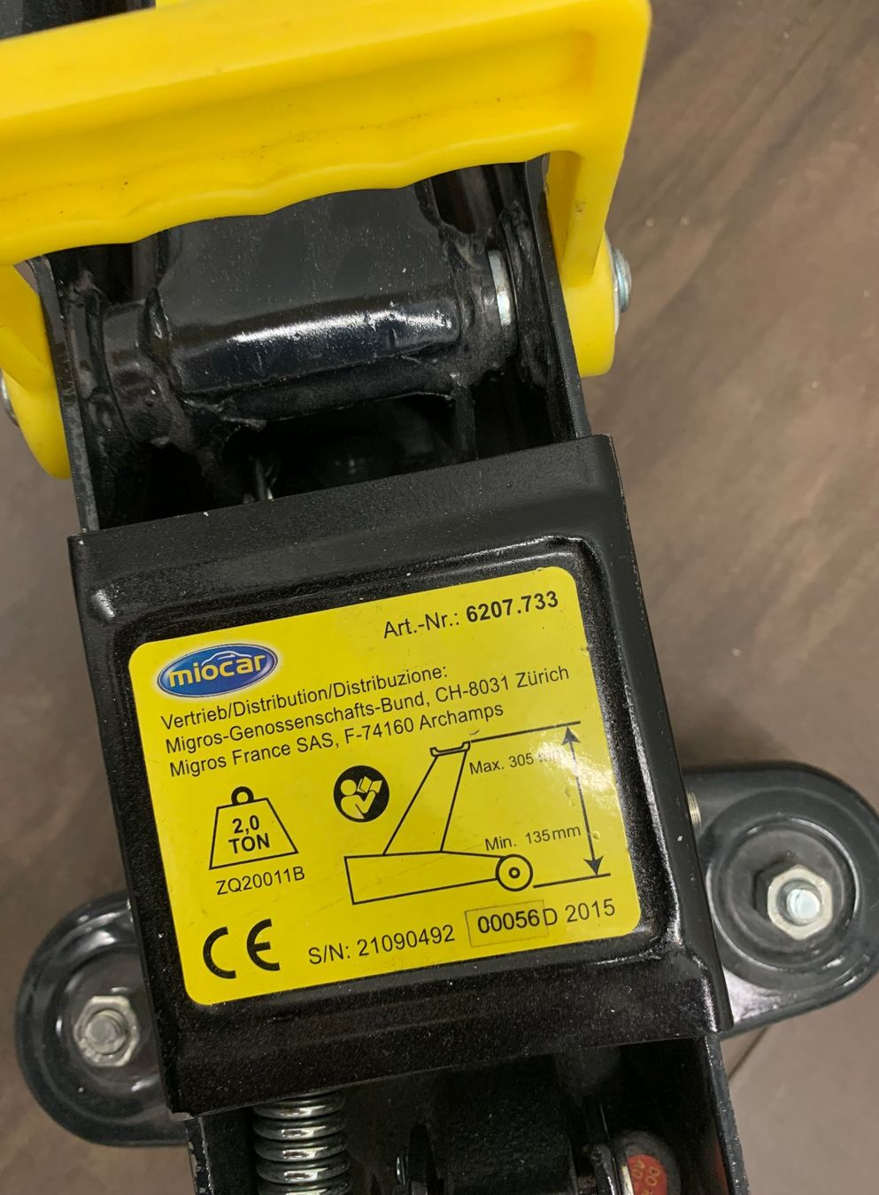Piattaforme elevatrici & Crick: Miocar Hydraulischer Rangierwagenheber – Usato da Wollerau venduto da Karamalzii 1