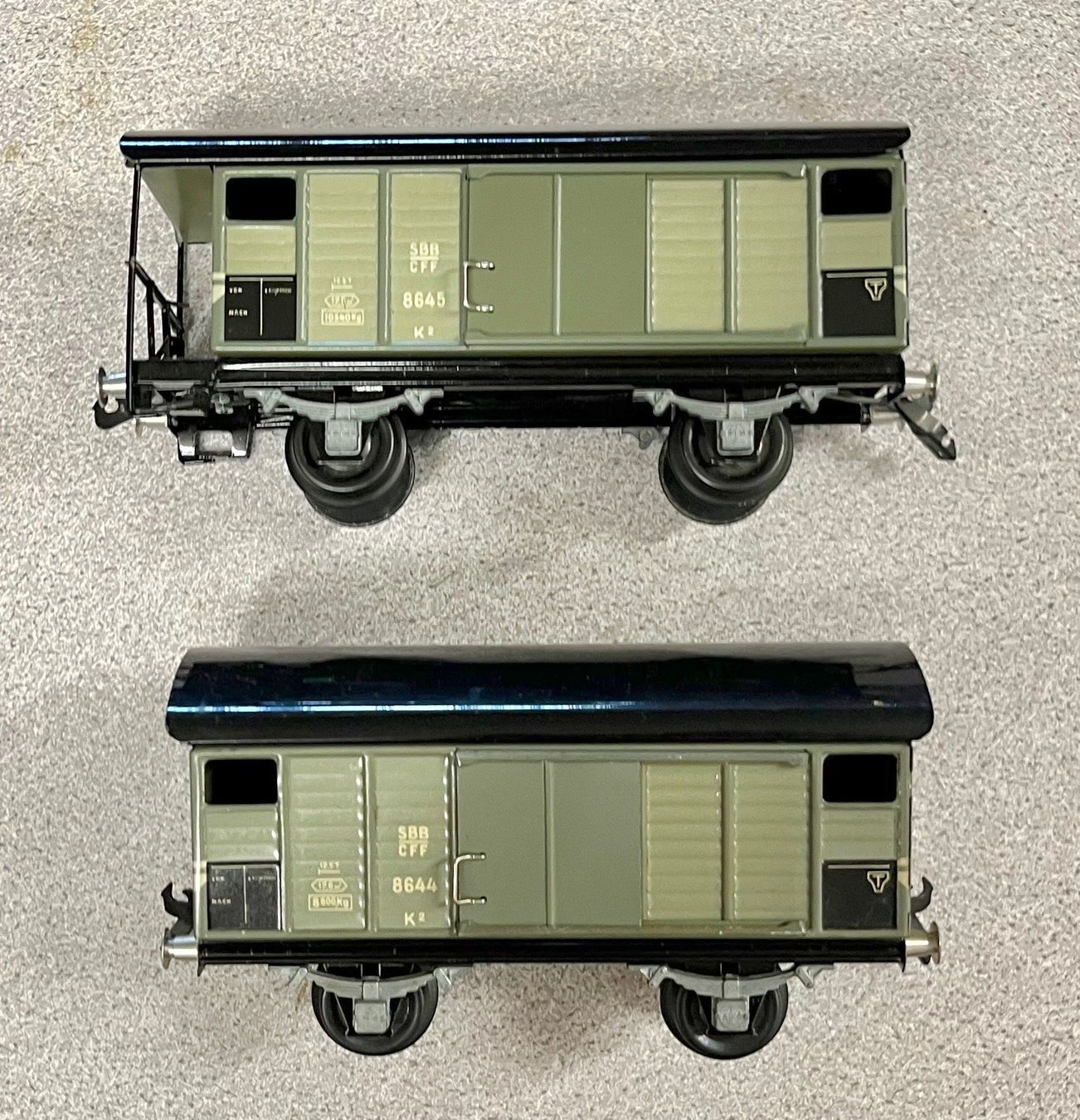Buco Modellini di ferrovie: BUCO  Bucherer  2 Wagen Spur 0 – Usato da Bleiken venduto da hbw45