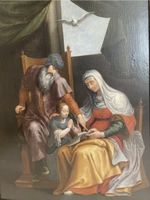 Grosses Gemälde religiös Öl auf Holz Antwerpen, ca. 16.Jh