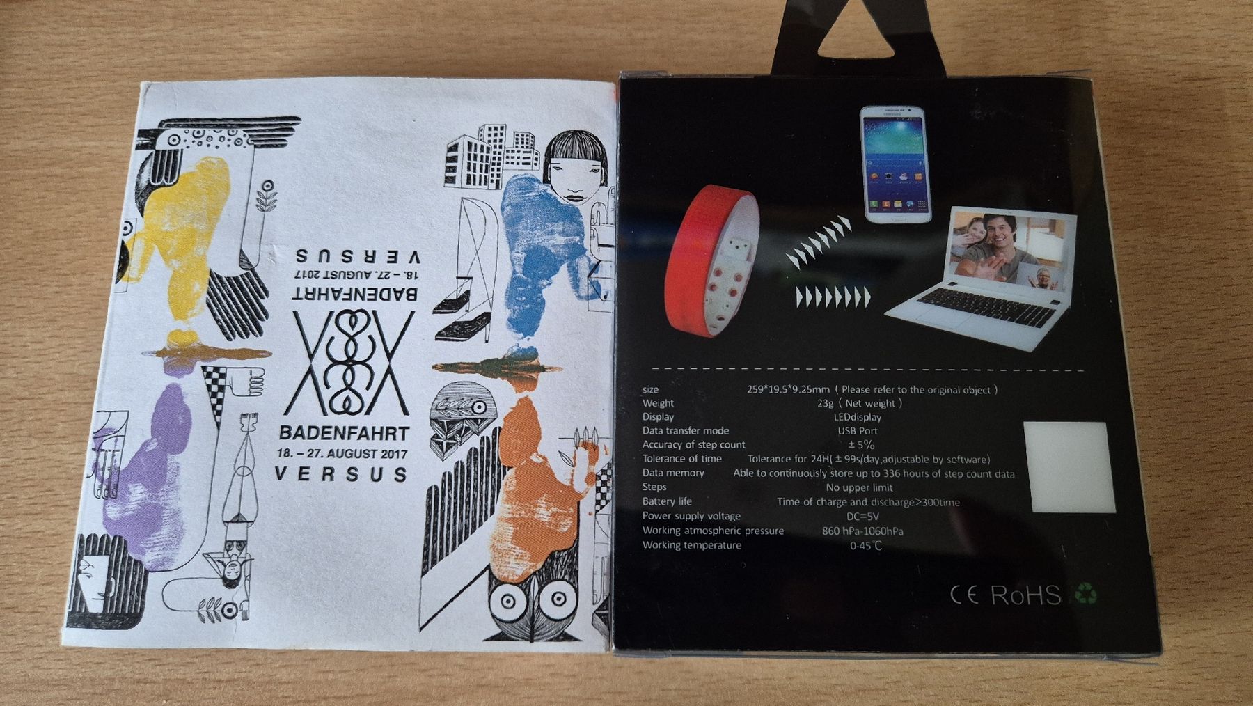 Uhren: Neuer Activity Tracker - BadenFahrt 2017 Versus V&V Souvenir – Neu (gemäss Beschreibung) aus Dällikon von Xilef1978 1