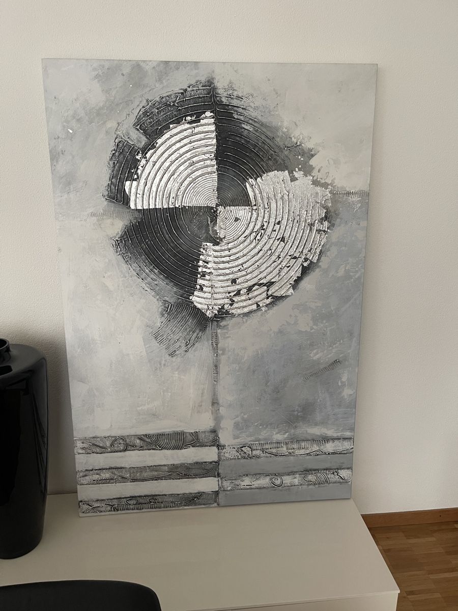 Dipinti: Abstraktes Acryl-Wandbild – Usato da Zürich venduto da nisporeni