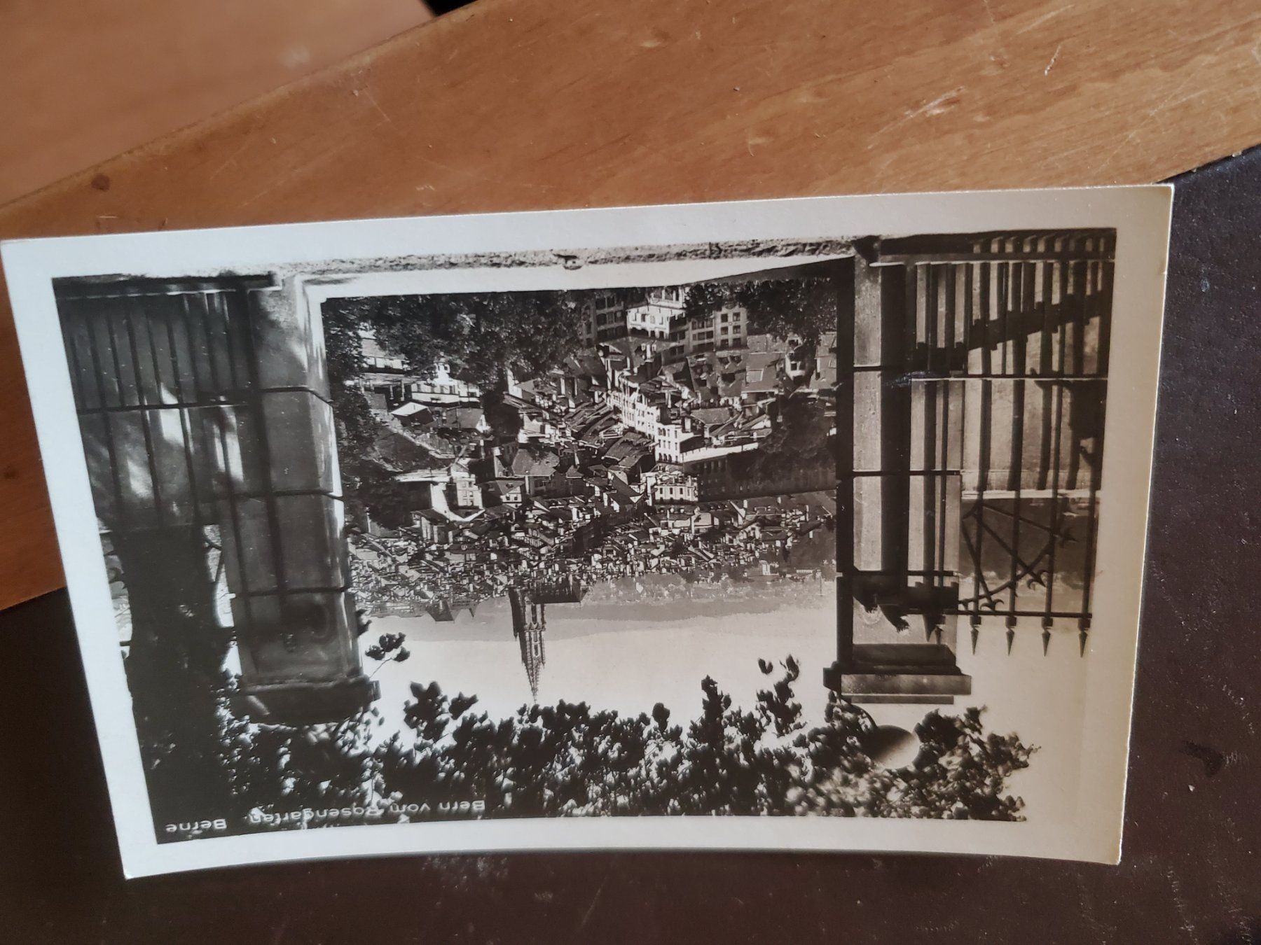 Cartoline postali: Antike Postkarte Bern vom Rosengarten – Usato da Appenzell-Steinegg venduto da lichs