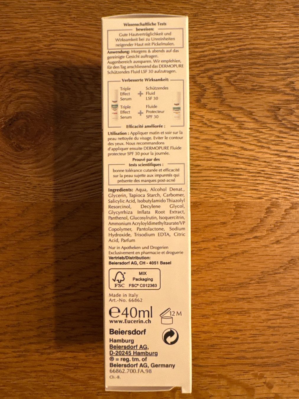 Cura del viso: Eucerin DermoPure Triple Effect Serum NEU – Nuovo e nell'imballaggio originale da Winterthur venduto da ser_9fpx 1
