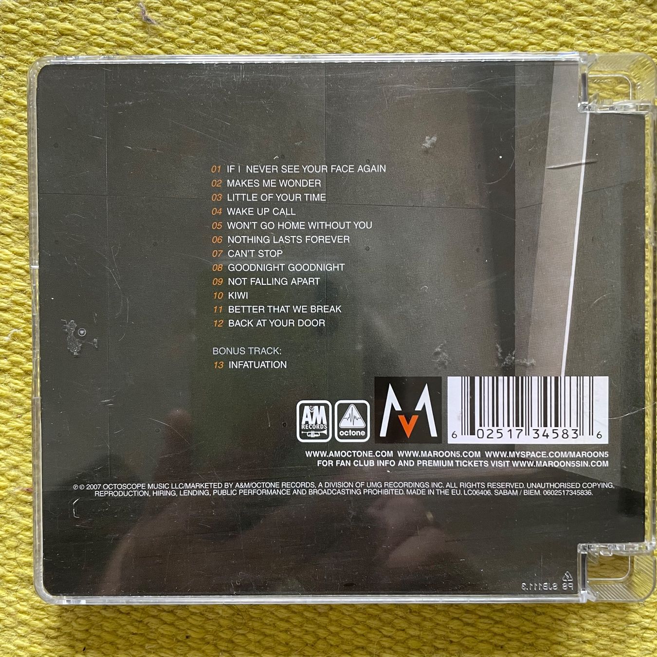 CD: MAROON5-IT WON‘T BE SOON BEFORE LONG – Usato da Rorschacherberg venduto da CD-Roli 1