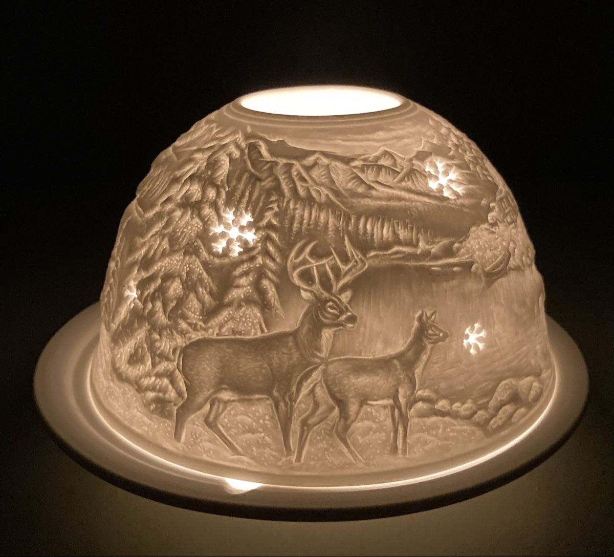 Tutte le decorazioni: Teelicht/Lithophane mit Wintermotiv – Nuovo (secondo la descrizione) da Luzern venduto da Sohan 1
