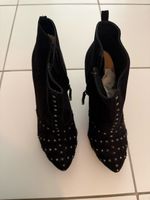 Black Studded Ankle Boots Size 37
