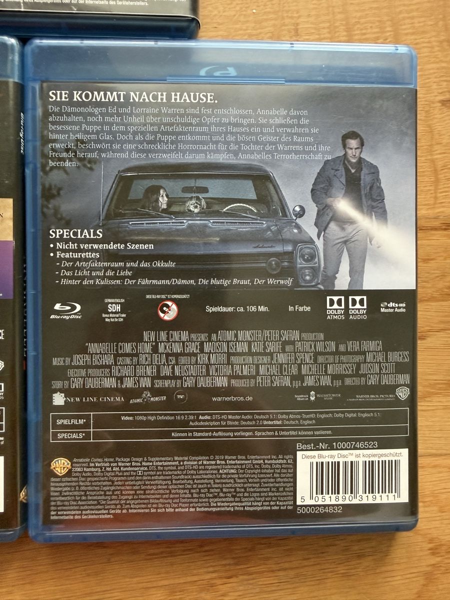 Alle DVDs: Annabelle 1-3 Blu-ray Set komplett Horror Conjuring – Gebraucht aus Kölliken von nerdorado 3
