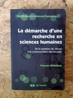 "La démarche d'une recherche en sciences humaines"