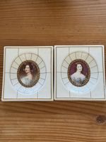 Galleria Ceramica 2 Stk. Heinrich V&B Dame Portrait