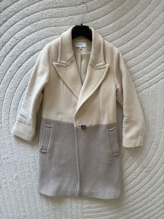 Reiss Coat Colourblock Size UK 6 wool mix