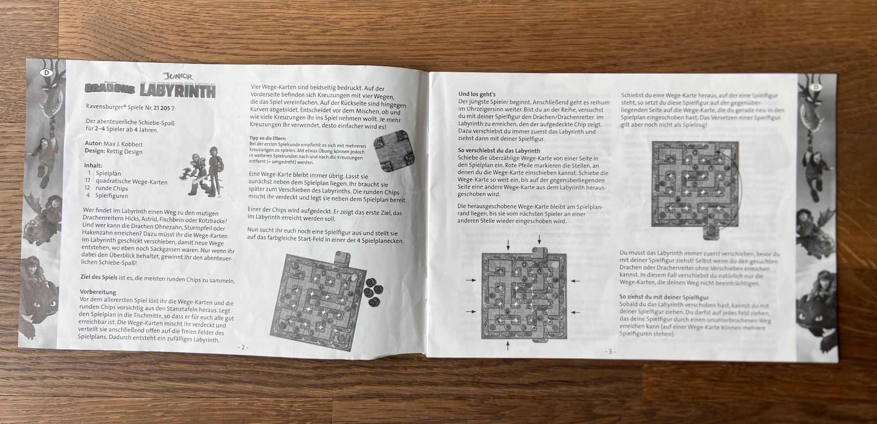 Ravensburger Giochi: Ravensburger Spiele, Dragons Junior Labyrinth – Usato da Au ZH venduto da cafisafr 3