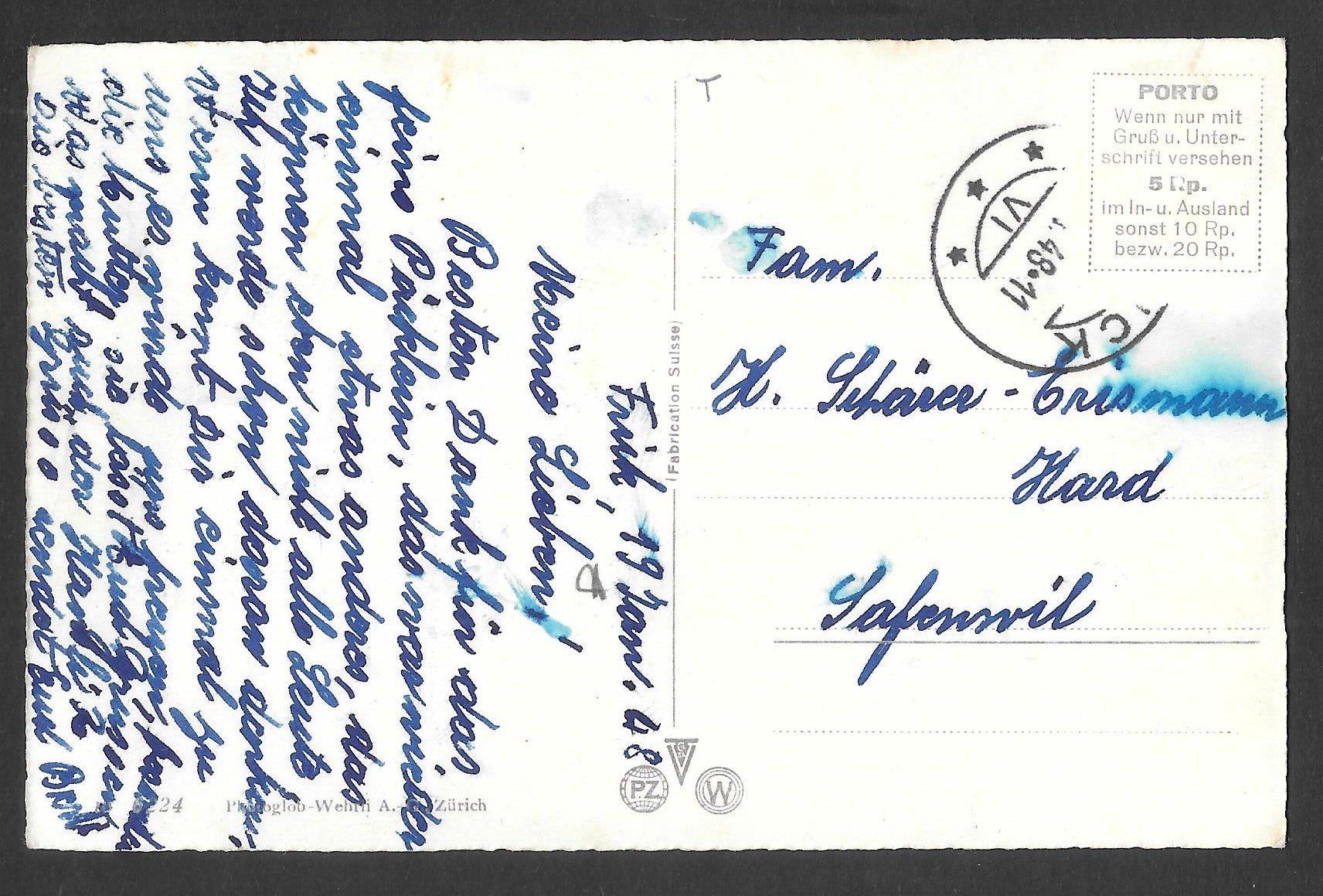 Cartoline postali: Frick Storchennest – Usato da Olten venduto da clotaldi 1