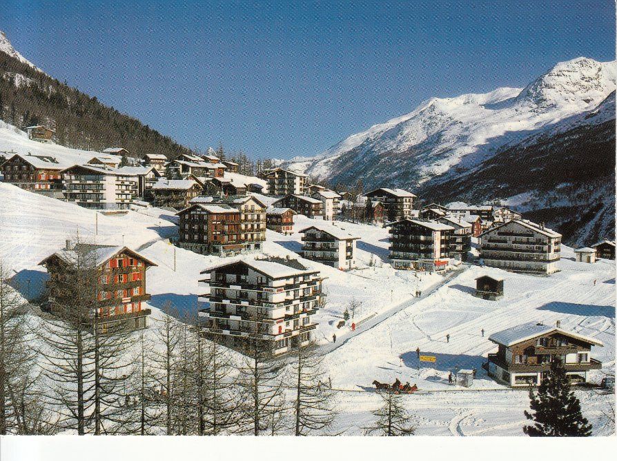 Cartoline postali: Saas Fee Wildi 1986 – Usato da Bürglen TG venduto da StampGraf