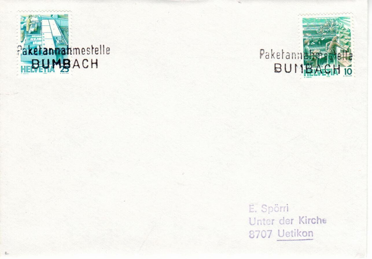 Tutti i francobolli: Paketannahmestelle Bumbach – Usato da Wolhusen venduto da Curver9