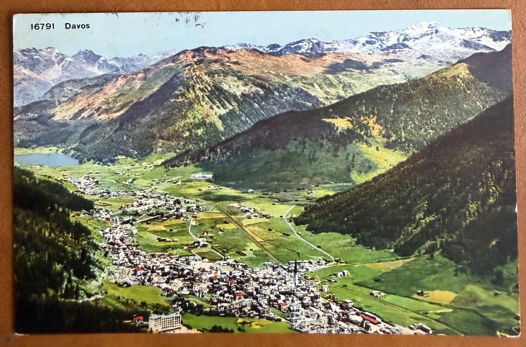 Cartoline postali: Davos - Panorama - 1911 – Usato da Lutry venduto da Ediego