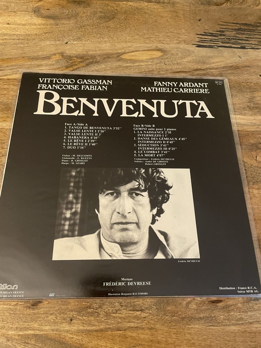 Dischi in vinile: Benvenuta - Frederic Devreese – Usato da Hombrechtikon venduto da baersandro 1