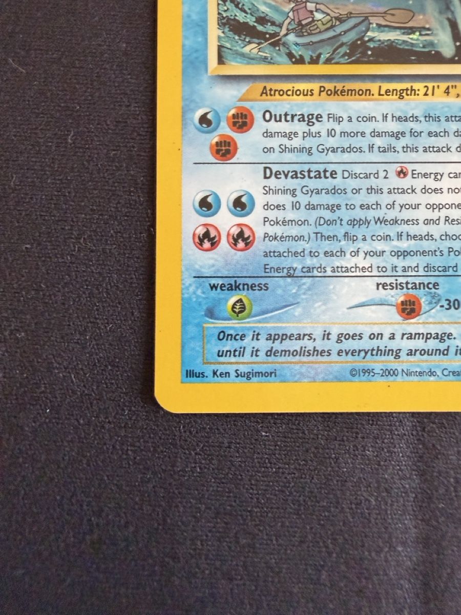 Pokémon Sammelbilder & Trading cards: Shining Gyarados EN UNL. Double Holo Error – Gebraucht aus Zürich von cENS0R 5