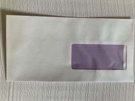 500x Rivoli Briefumschläge C6/5 Weiss mit Fenster 100g 2808