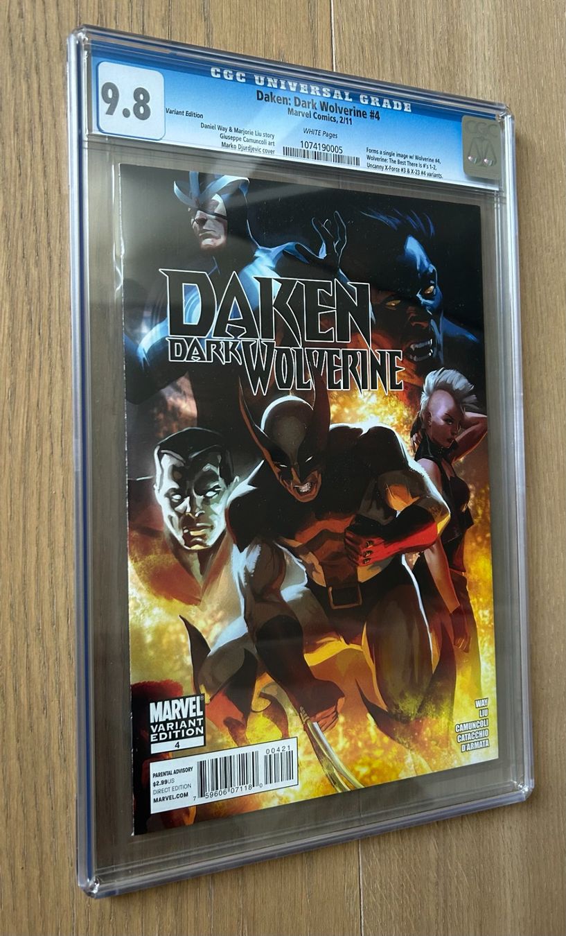 Fumetti: Daken Dark Wolverine 4, Djurdjevic Variant CGC 9.8 – Usato da Flüh venduto da YOURSUPERIOR