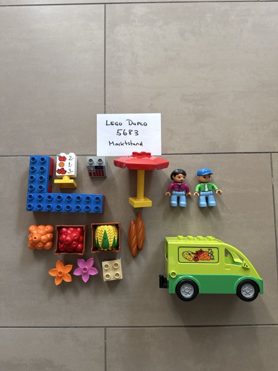 Lego Giocattoli: Lego Duplo 5683 Marktstand – Usato da Schwerzenbach venduto da Chris1