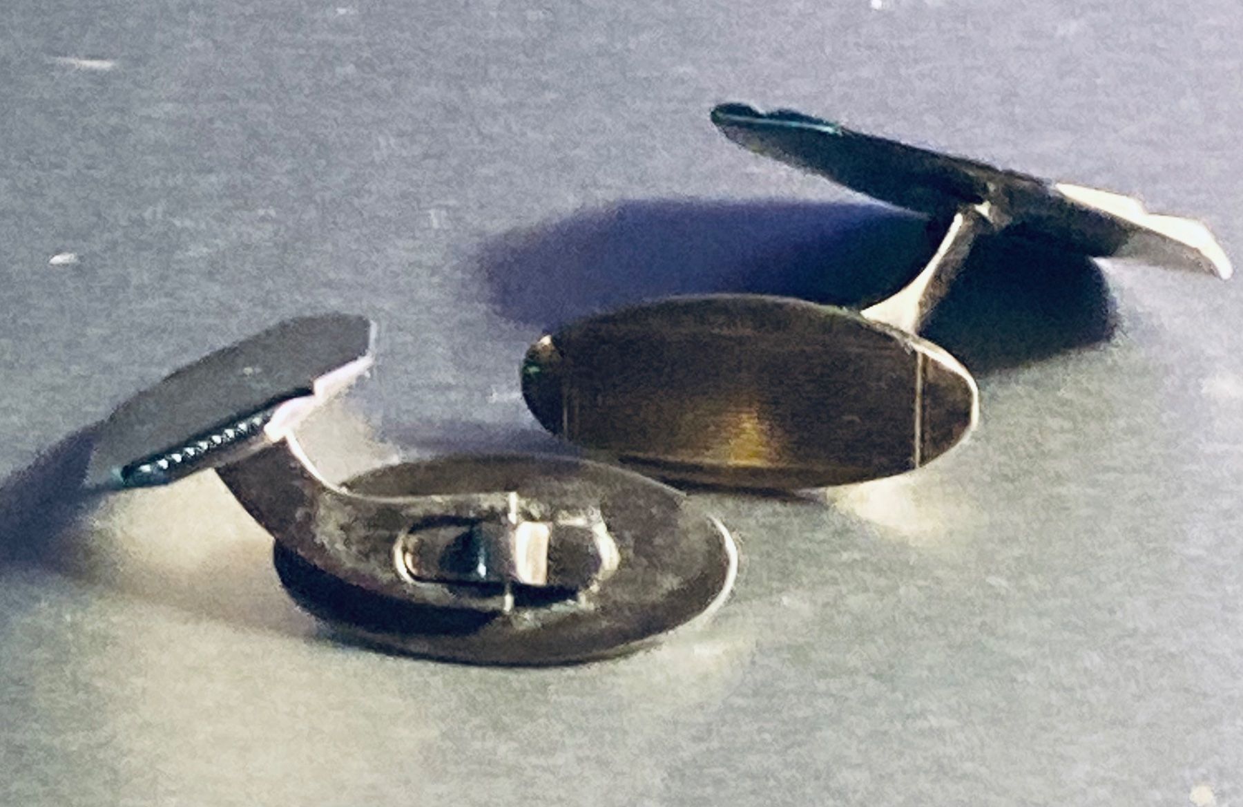 Gemelli: Manschettenknöpfe Silber 830 vergoldet – Usato da Heimenschwand venduto da Beuggerts 5