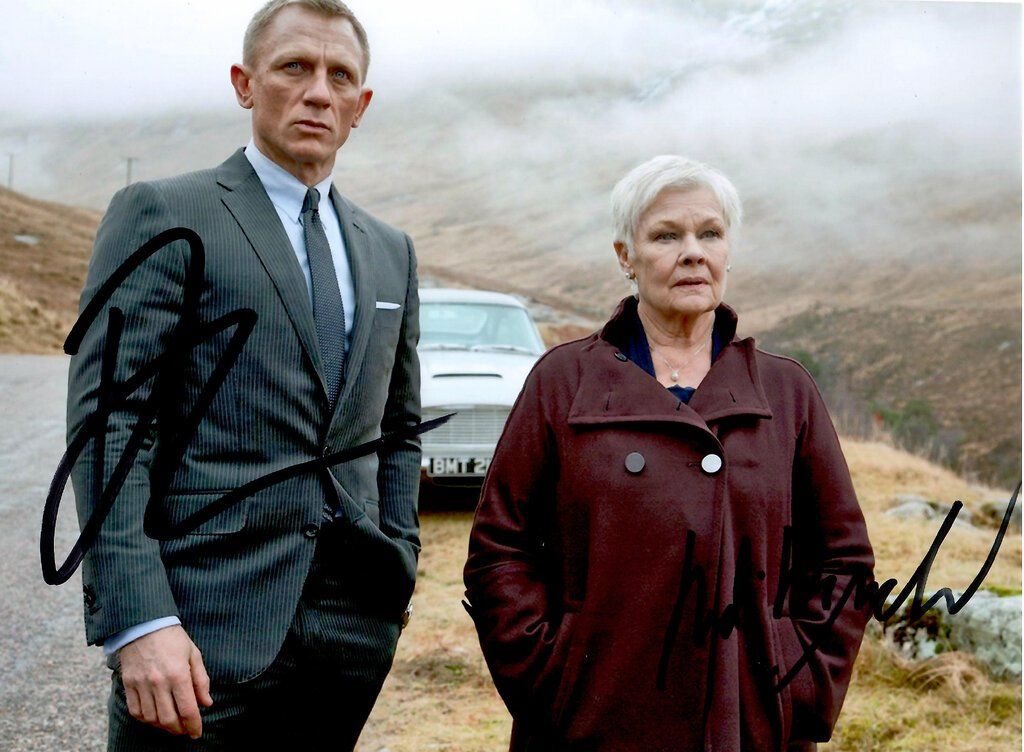 Autografi: Bond DANIEL CRAIG JUDI DENCH / TOP AUTOGRAMME – Usato da Egg b. Zürich venduto da Dbunny