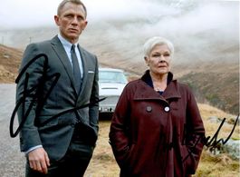 Bond DANIEL CRAIG JUDI DENCH / TOP AUTOGRAMME