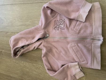 Fleecejacke hellrosa Gr. 92
