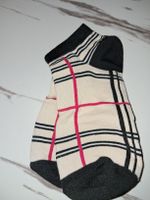 SOCKEN im Karomuster - Neuwertig, Grösse 39-42
