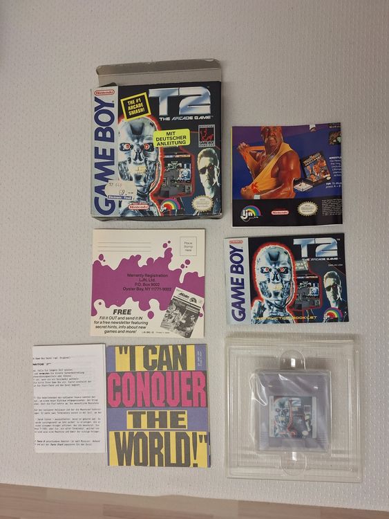 Nintendo Game Boy T2 the Arcade Game komplett mit Anleitung (Gebraucht ...