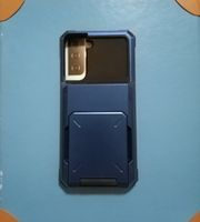 Schutzhülle Samsung S21 blau mit Klappfach neu