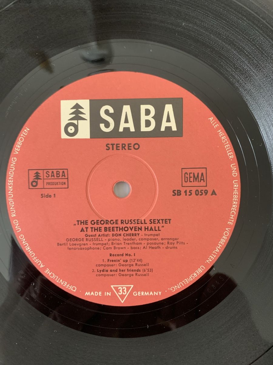 Dischi in vinile: George Russell(Don Cherry)at Beethoven Hall 1 – Usato da lausanne venduto da Ccheche 3