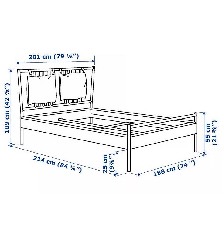 Betten: Bett mit Nachttisch 180x200 – Gebraucht aus Dübendorf von jor_ztb6 2