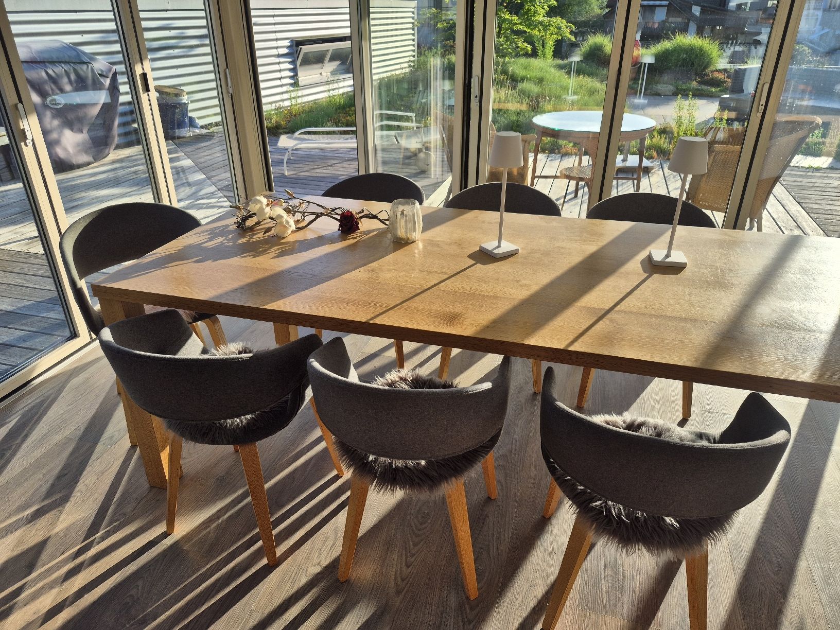 Stühle: 7 Stühlen grau – Neu (gemäss Beschreibung) aus Unterägeri von Angelika66