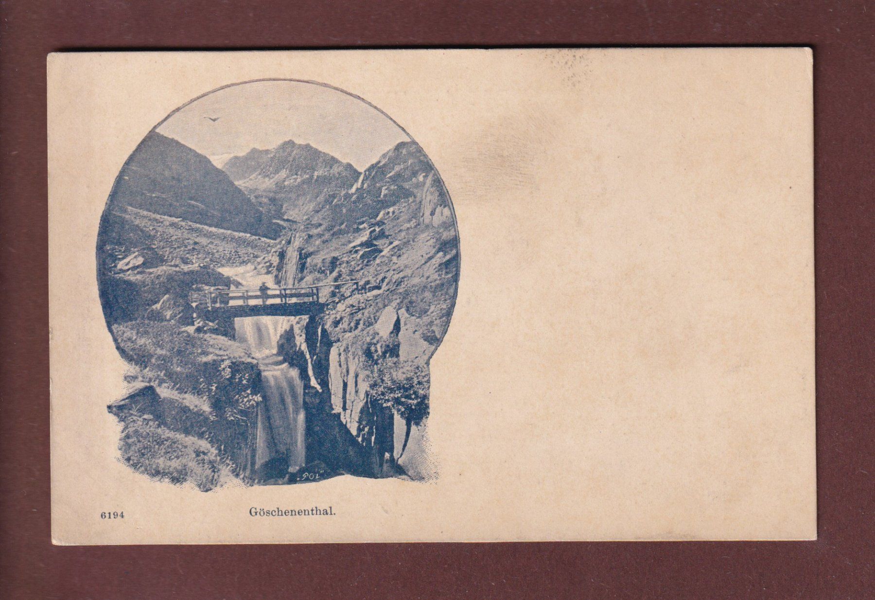 Cartoline postali: GÖSCHENENTAL – Usato da Pully venduto da nicecards