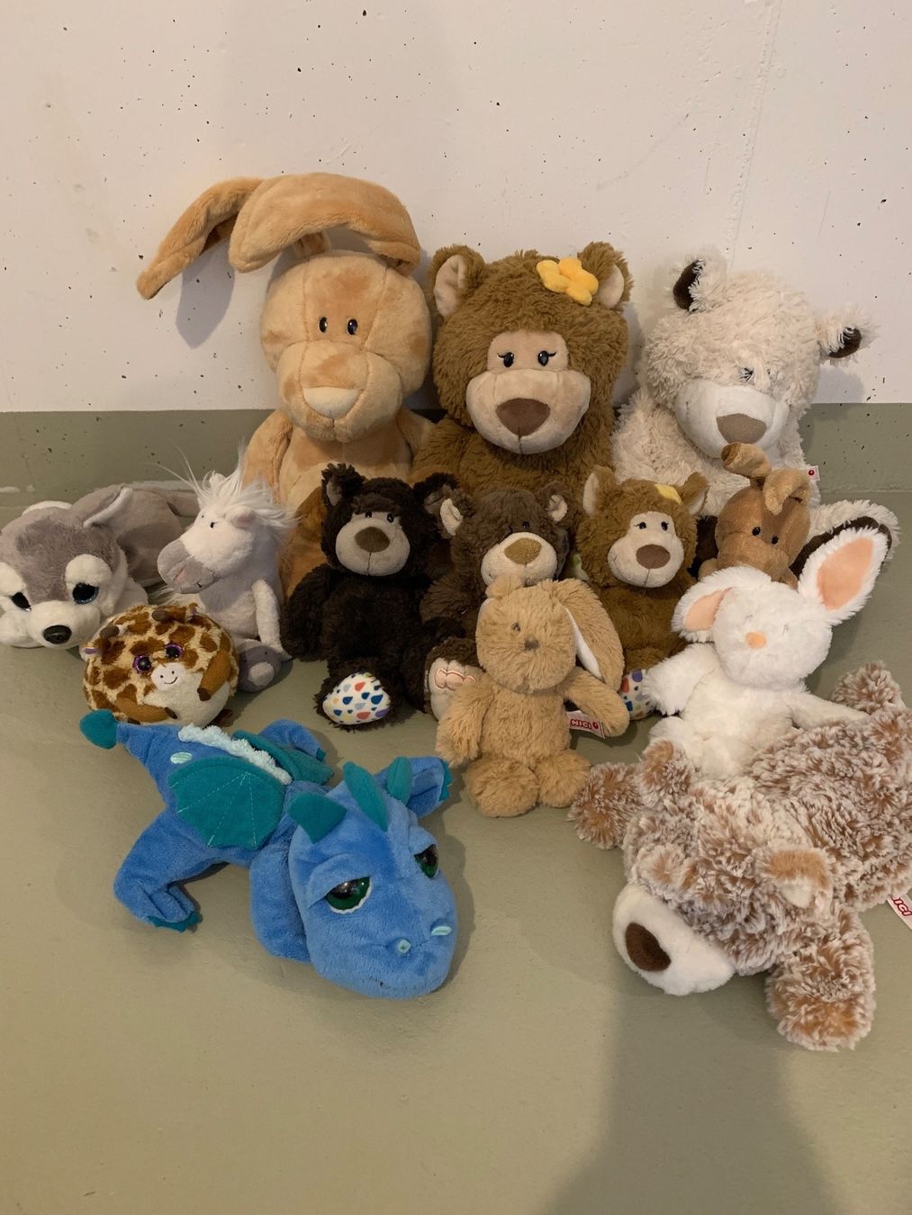 Nici Giocattoli: 14 x Stofftiere, 11x Nici – Usato da zeihen venduto da Racer-71