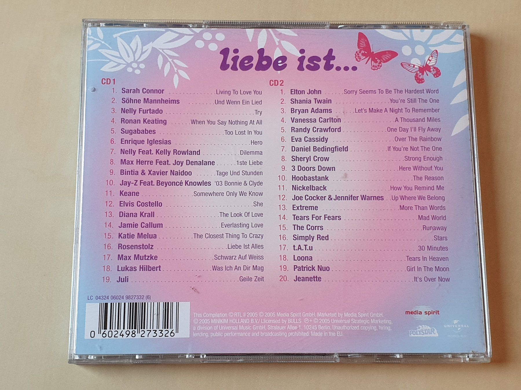 CD: Liebe ist... – Usato da Stansstad venduto da collectorsshop 1