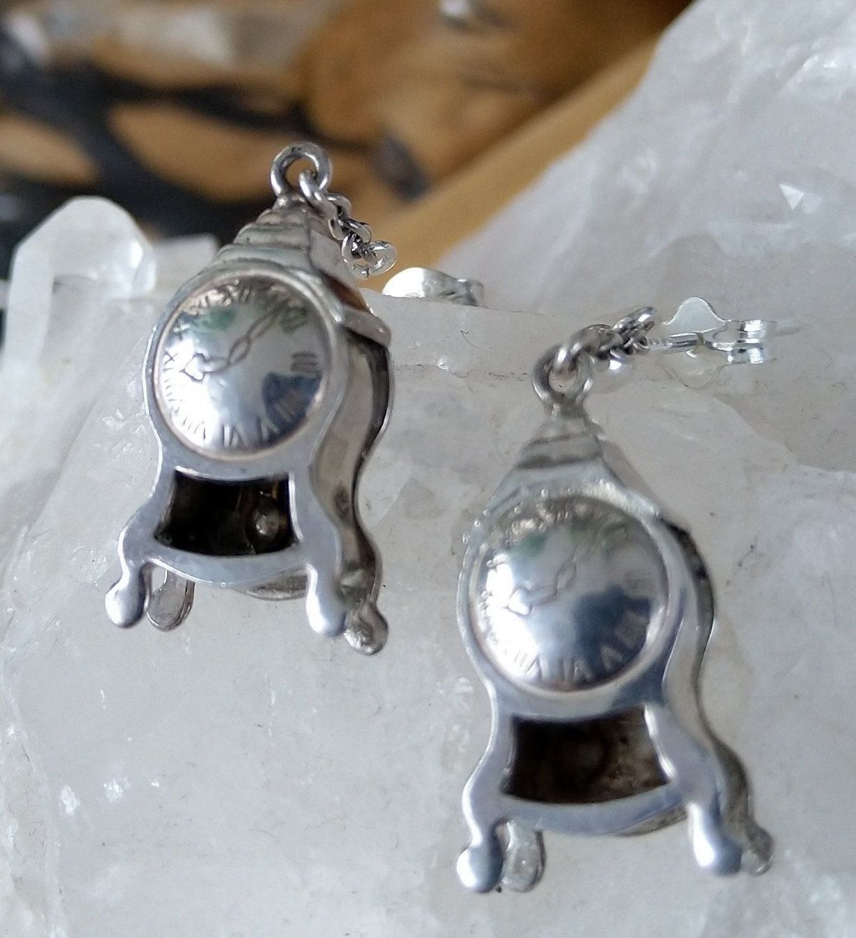 Orecchini pendenti & Orecchini a lobo: EINMALIG PENDEL UHR  OHRRINGE 925 SILBER – Usato da Romanshorn venduto da Glitzer-Paradies 8