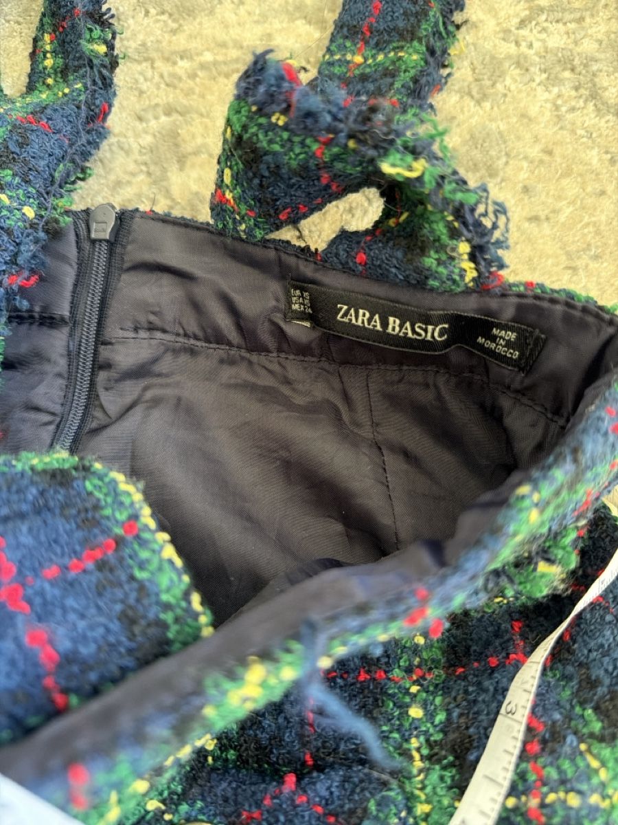 Zara Gonne: Zara Basic Trägerrock, Gr. XS, Karo-Muster, Top Zustand! – Nuovo (secondo la descrizione) da Zurich venduto da kat_dcy5 4