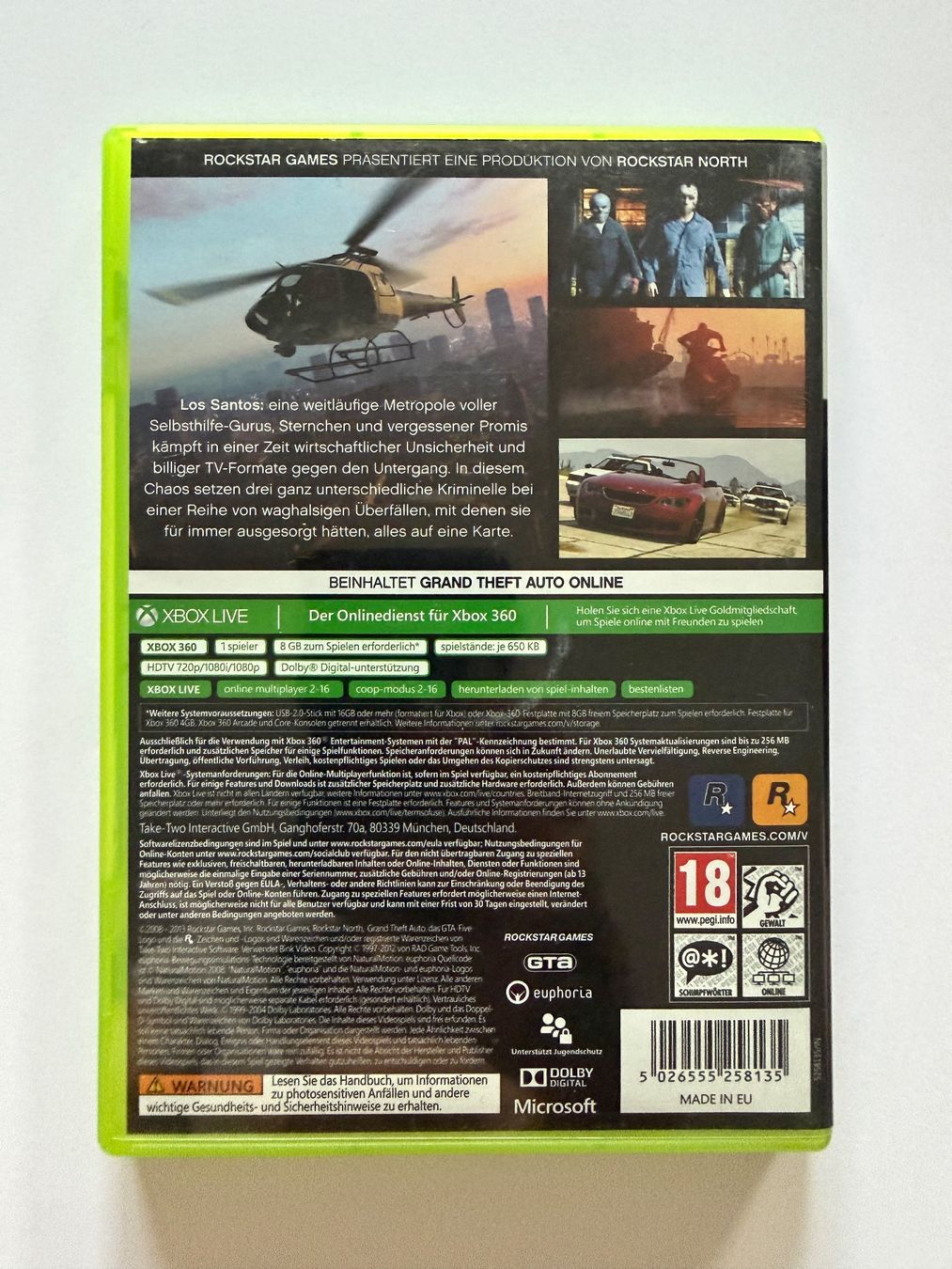 Microsoft Spiele: Gta V Xbox 360 Game – Gebraucht aus Hendschiken von Jamie2006 1