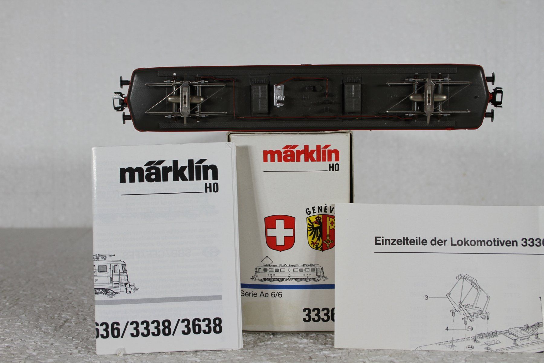Märklin Modelleisenbahnen: Märklin 3336 SBB  Ae 6/6 Genf analog – Gebraucht aus Triesen von gleis8 6
